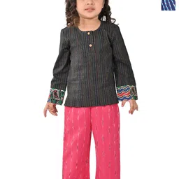 Tiny Bunnies Girls Printed Top with Trousers-picture-23