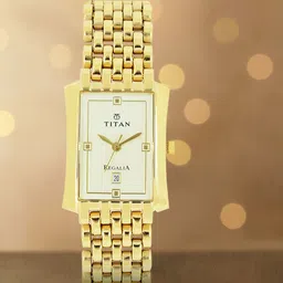 Titan Regalia Men Off White Analogue watch NL1927YM05-picture-4