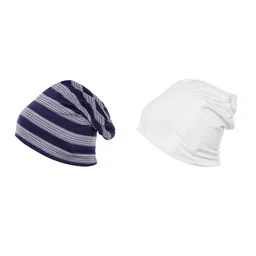mack jonney VIMAL Men Cotton Self Design Pack of 2 Beanie Caps-picture-32