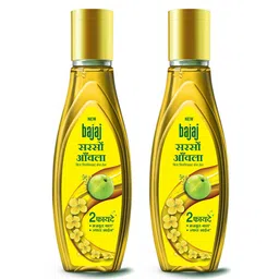 BAJAJ CONSUMER CARE Set Of 2 Sarson Amla Hair Oil - 500ml Each-picture-22