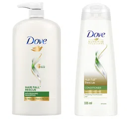 Dove Set of Hair Fall Rescue Shampoo 1L & Conditioner 335ml-picture-9