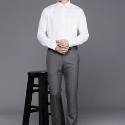 Raymond Pure Cotton Slim Fit Printed Formal Shirt-picture-36