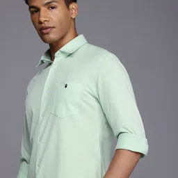 Louis Philippe Sport Pure Cotton Smart Fit Opaque Casual Shirt image 1