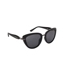 Aislin Women Grey Lens Cateye Sunglasses ES_14439-82-AS-340-BLK-BKGN-CE-59-G image 1