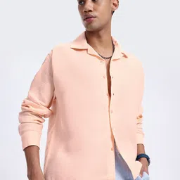 glitchez Textured Drip Drop-Shoulder Shirt-picture-24