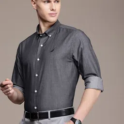 Nautica Men Premium Slim Fit Pure Cotton Formal Shirt-image-25
