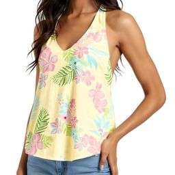 glitchez Floral Print Halter Neck Cotton Top-picture-49