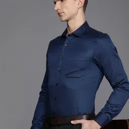 Louis Philippe Men Slim Fit Striped Formal Shirt-image-48