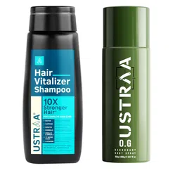 Ustraa Men Set of O.G. Deodorant Body Spray 150 ml + Hair Vitalizer Shampoo 250 ml-picture-35