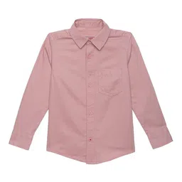 UNDER FOURTEEN ONLY Boys Pink Regular Fit Solid Casual Shirt-picture-41