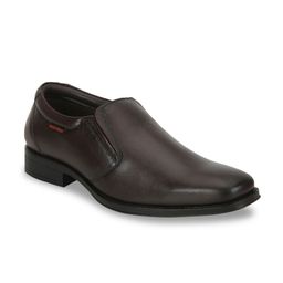 Red Chief Men Brown Solid Leather Formal Slip-On Shoes-picture-47