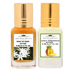 Menjewell Pack of 2 Transparent Perfume-picture-1