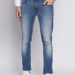 Basics Men Blue Super Skinny Fit Low-Rise Clean Look Stretchable Jeans-picture-19