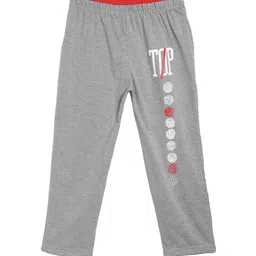 SWEET ANGEL Girls Grey Melange Solid Straight-Fit Track Pants-picture-39