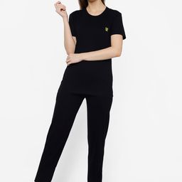 mack jonney VIMAL JONNEY Women Black Solid Night Suit-picture-7