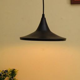MFD HOME FURNISHING Unisex Black Self Design Hanging Light-picture-24