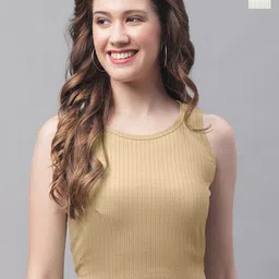 Friskers Beige Striped Top-picture-39