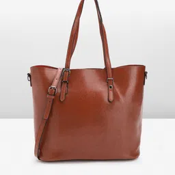 Sasimo Buckle Detail Shopper Handheld Bag-picture-49