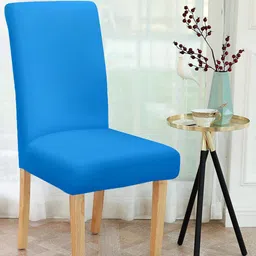 Cortina Set Of 6 Blue Solid Chair Covers-image-80