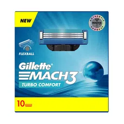Gillette Men Set of 10 Mach 3 Turbo Shaving Blades-picture-48