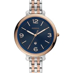 Fossil Women Silver-Toned & Gold-Toned Analogue Watch ES4925-picture-11