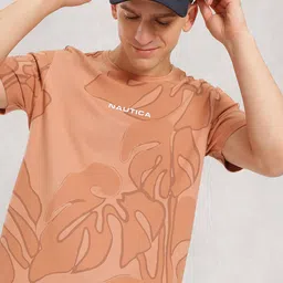 Nautica Men Floral Printed T-shirt image 1