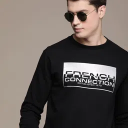 French Connection Brand Logo Printed Pullover Sweatshirt-picture-37