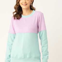 BRINNS Women Colourblocked Fleece Sweatshirt-picture-39