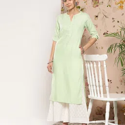 Libas Women Solid Straight Kurta-picture-31