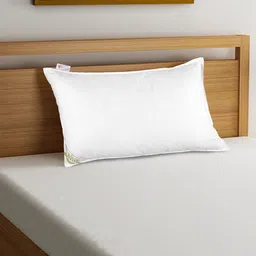 BIANCA White Solid Medium-Firm Anti Stress Orthopedic Fiber Pillow-picture-12