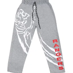 SWEET ANGEL Boys Grey Printed Straight-Fit Track Pants-picture-47