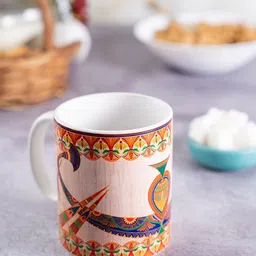 KOLOROBIA Blue & Orange Sylvan Egyptian Classic Mug-image-4