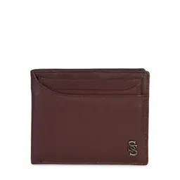 Second SKIN Men Brown Solid Two Fold Leather Wallet-picture-33