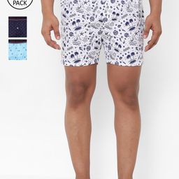 URBAN SCOTTISH Men Pack Of 3 Printed Boxers USBX2109-picture-10