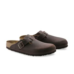 Birkenstock Unisex Brown Comfort Narrow Width Boston Sandals image 4