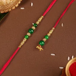 TOS Traditional Rakhi Set 2 with Kumkum Chawal-picture-53