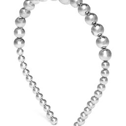 EL REGALO Girls Silver-Toned Beaded Hairband-picture-49