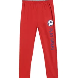 SWEET ANGEL Boys Red Printed Straight-Fit Track Pants-picture-18