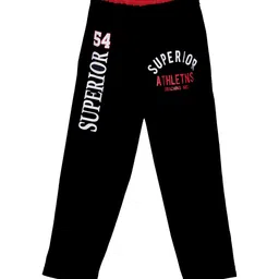 SWEET ANGEL Boys Black Solid Straight Fit Track Pants-picture-17