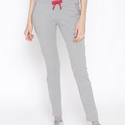 Cayman Women Grey Melange Solid Track Pants-image-51