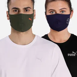 Puma Unisex Pack Of 2 Solid Outdoor Masks-image-80
