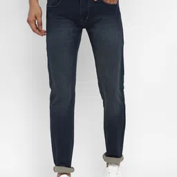 Routeen Men Blue Slim Fit Mid-Rise Clean Look Jeans-picture-33