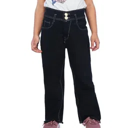 BAESD Girls Flared High-Rise Jeans-image-17