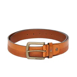 Tommy Hilfiger Men Tan Brown Solid Leather Belt-image-33