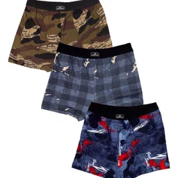 Zoom Minimondo Kids Pack of 3 Assorted Printed Regular Fit Regular Shorts-picture-25