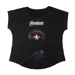 Marvel by Wear Your Mind Girls Black Printed Top-picture-11