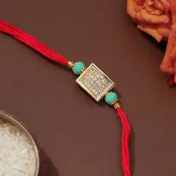 TOS Traditional Rakhi Set 1 with Kumkum Chawal-picture-39