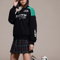 The Roadster Lifestyle Co. Printed Oversized Sweatshirt-picture-29