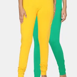 TSG Bliss Women Pack Of 2 Solid Churidar-Length Leggings-picture-41