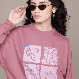 The Roadster Lifestyle Co. Printed Relaxed Sweatshirt-picture-11